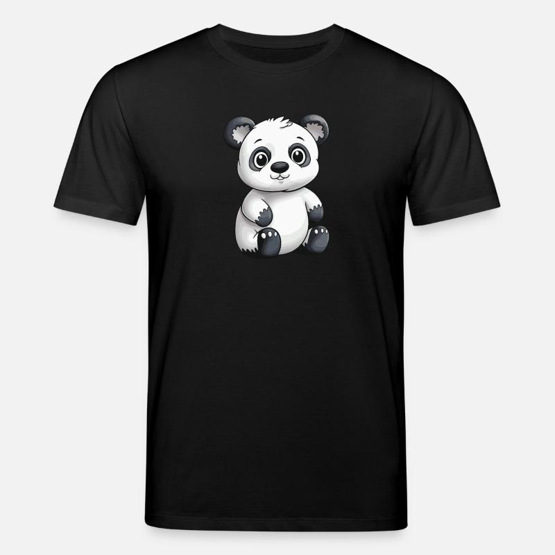 Panda Tier - Stanley/Stella Unisex Bio-T-Shirt CREATOR  - Schwarz