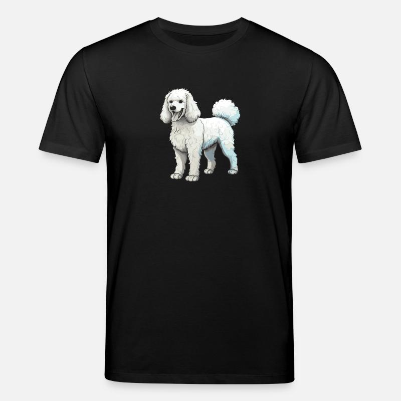 Pudel Hund - Stanley/Stella Unisex Bio-T-Shirt CREATOR  - Schwarz