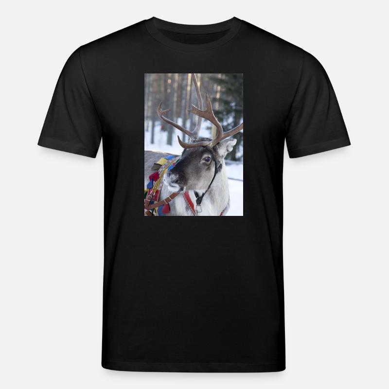Rentier - Stanley/Stella Unisex Bio-T-Shirt CREATOR  - Schwarz
