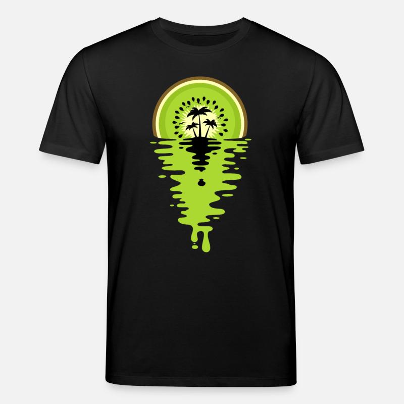 Sunset Kiwi Saft - Stanley/Stella Unisex Bio-T-Shirt CREATOR  - Schwarz