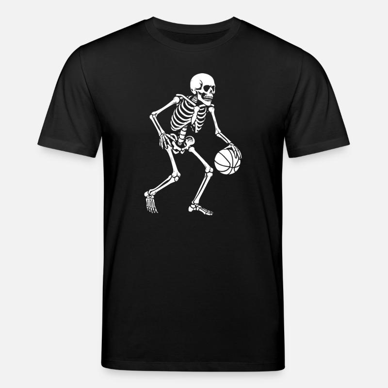 Skeleton Dribbler Basketball - Stanley/Stella Unisex Bio-T-Shirt CREATOR  - Schwarz
