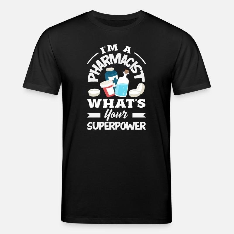 Pharmacien Technicien Pharmaceutique - T-shirt bio CREATOR Stanley/Stella Unisexe - noir