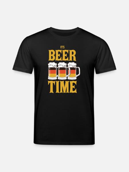 Funny beer saying - Stanley/Stella CREATOR Unisex Organic T-Shirt - black