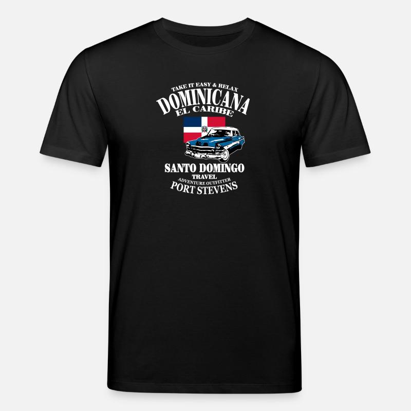 Dominican Republic - T-shirt bio CREATOR Stanley/Stella Unisexe - noir