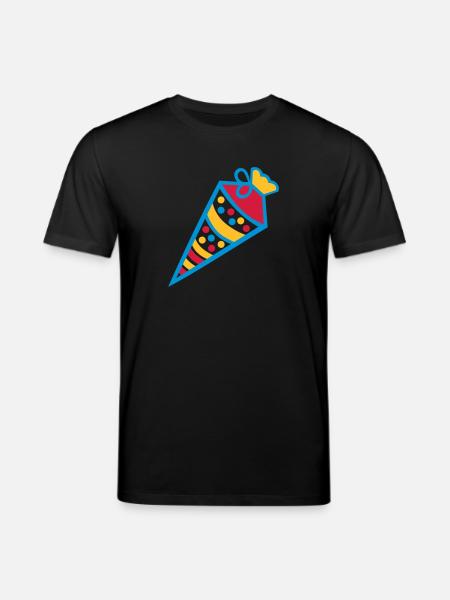 School cone - Stanley/Stella CREATOR Unisex Organic T-Shirt - black