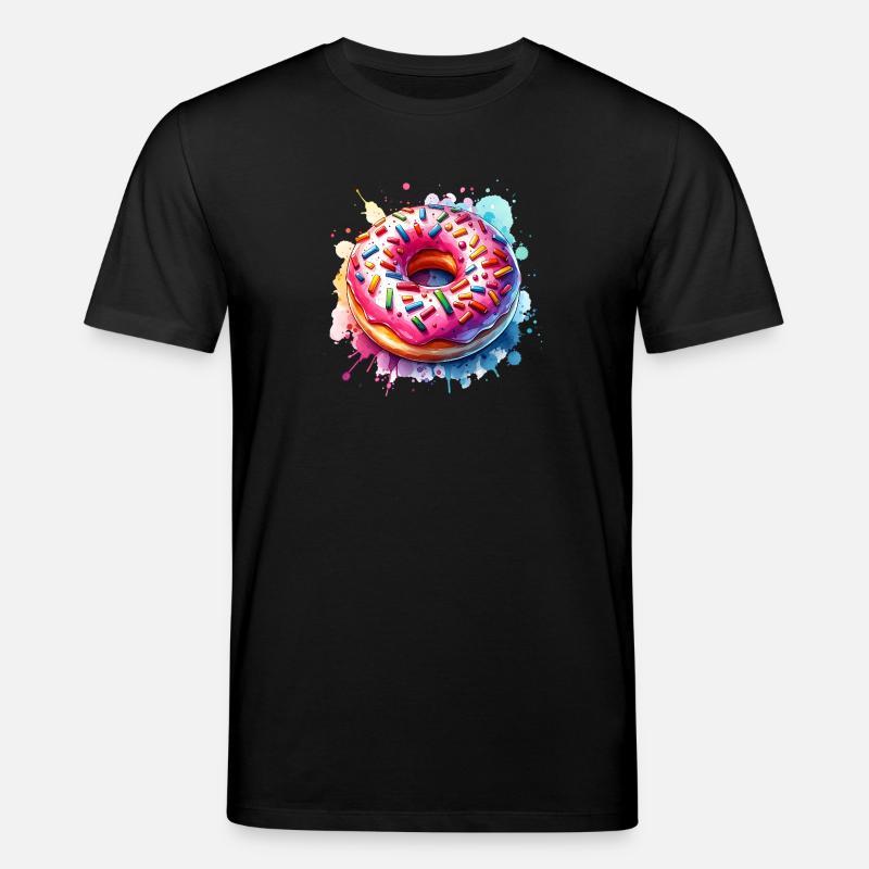 Donut - Stanley/Stella Unisex Bio-T-Shirt CREATOR  - Schwarz