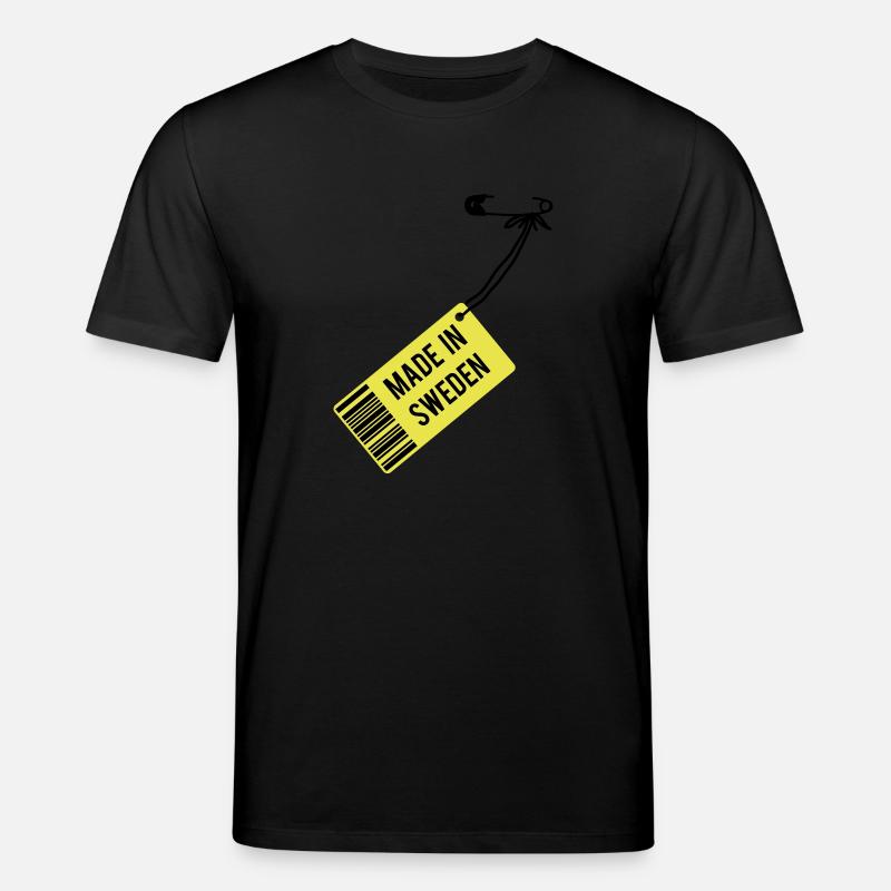 Fabriqué en Suède - T-shirt bio CREATOR Stanley/Stella Unisexe - noir