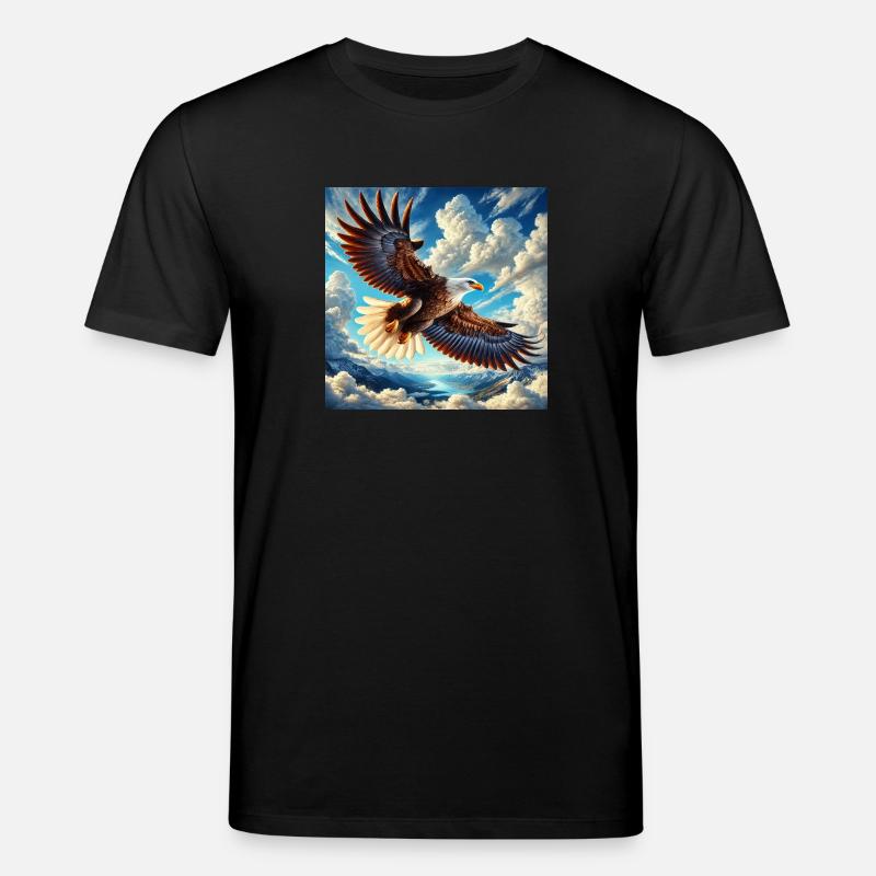 Majestic Eagle - Stanley/Stella Unisex Bio-T-Shirt CREATOR  - Schwarz
