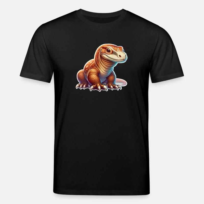 Komodo Dragon - Stanley/Stella Unisex Bio-T-Shirt CREATOR  - Schwarz