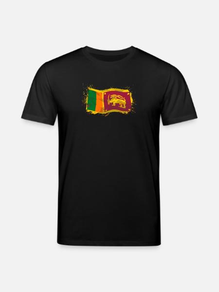 Sri Lanka Flag - Stanley/Stella Unisex Bio-T-Shirt CREATOR - Schwarz