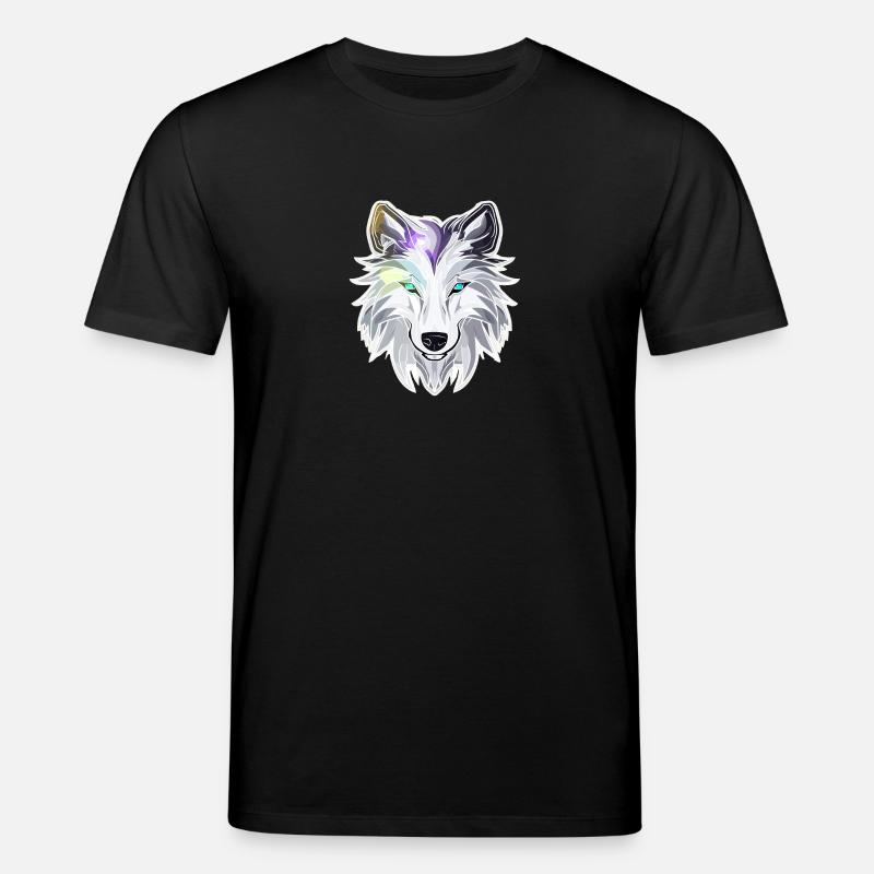 Loup - Illustration - T-shirt bio CREATOR Stanley/Stella Unisexe - noir