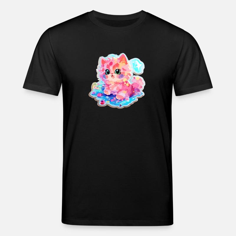 Chat - illustration - T-shirt bio CREATOR Stanley/Stella Unisexe - noir