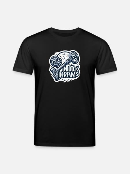 Unlock Dreams - Key Illustration - Stanley/Stella CREATOR Unisex Organic T-Shirt - black
