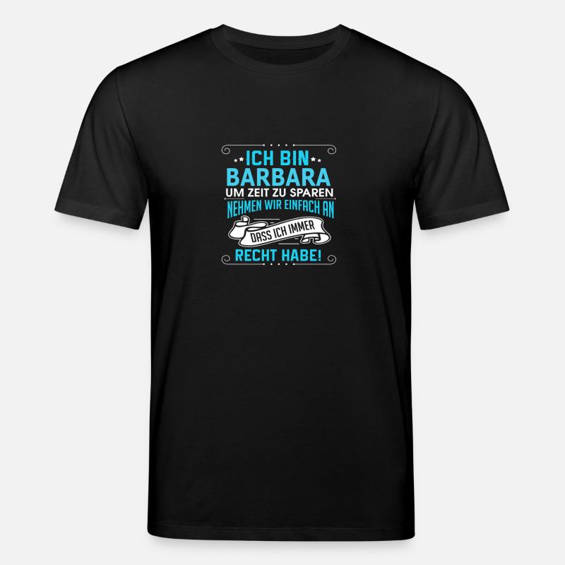 BARBARA - Stanley/Stella Unisex Bio-T-Shirt CREATOR  - Schwarz