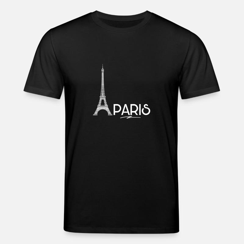 Eiffelturm - Paris- Frankreich - Stanley/Stella Unisex Bio-T-Shirt CREATOR  - Schwarz