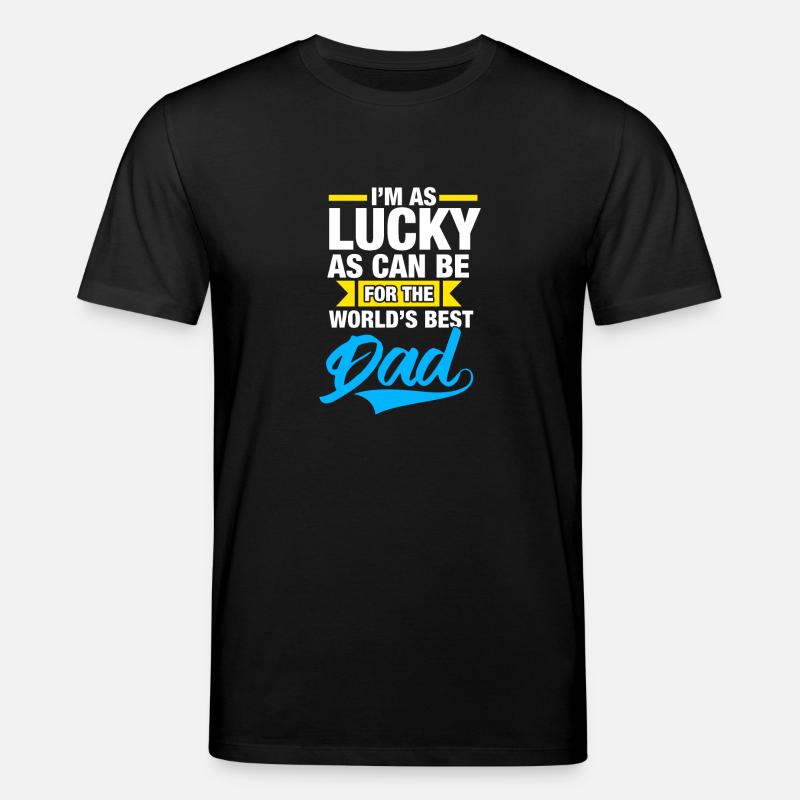 Bester Vater der Welt - Stanley/Stella Unisex Bio-T-Shirt CREATOR  - Schwarz