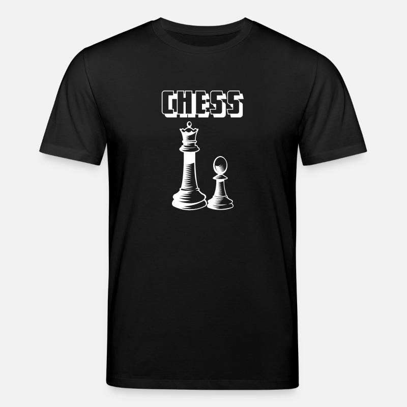 Chess - Chess - Chessmen - Game - Stanley/Stella CREATOR Unisex Organic T-Shirt - black