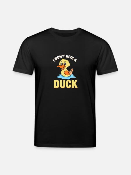 Funny Duck - Stanley/Stella CREATOR Unisex Organic T-Shirt - black