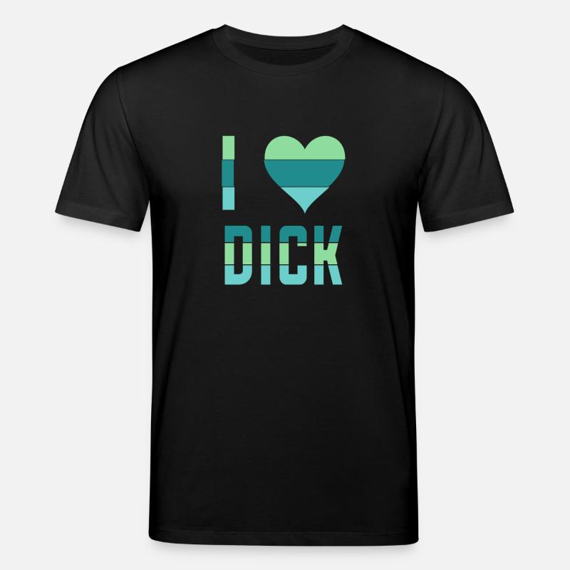 Ich liebe (Herz-) Dick - Stanley/Stella Unisex Bio-T-Shirt CREATOR  - Schwarz