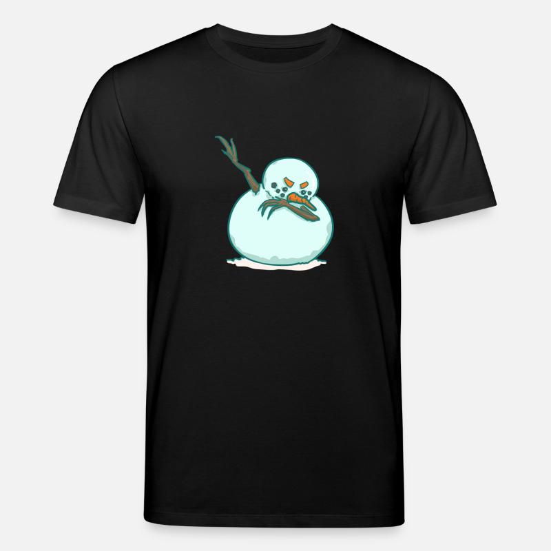 DAB Schneemann - Winter - Tanzen - Stanley/Stella Unisex Bio-T-Shirt CREATOR - Schwarz