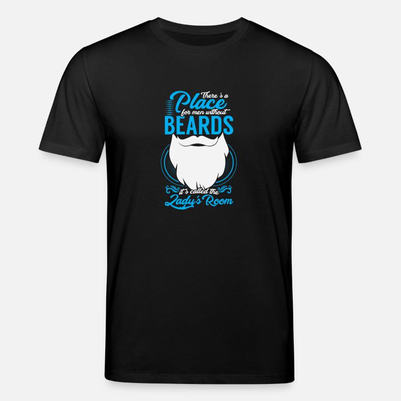 Men Without Beards - Stanley/Stella CREATOR Unisex Organic T-Shirt - black