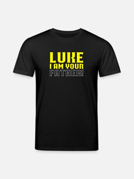 Luke I am your father - Stanley/Stella CREATOR Unisex Organic T-Shirt - black
