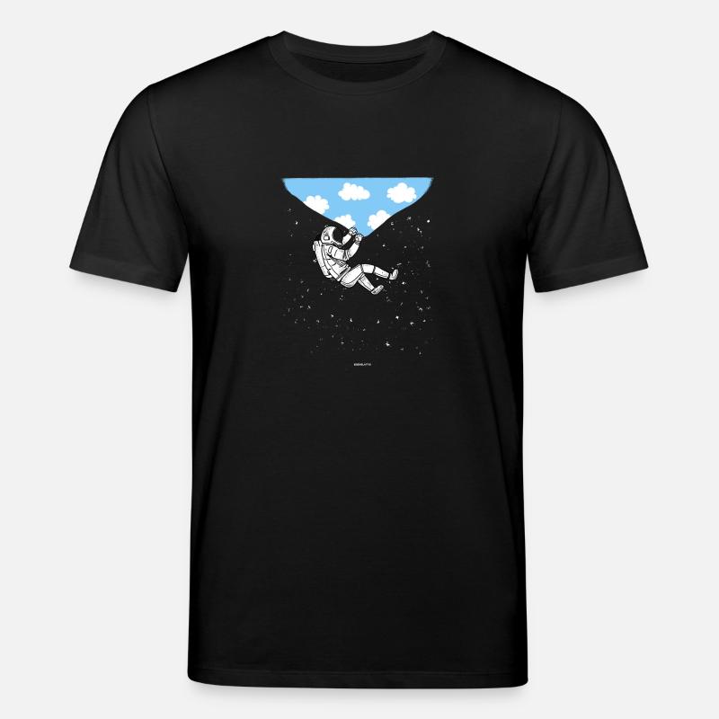 ASTRONAUT clouds gift - Stanley/Stella CREATOR Unisex Organic T-Shirt - black