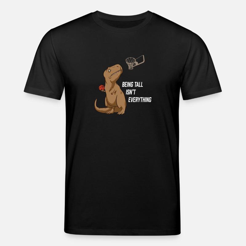 Funny Basketball T-rex - T-shirt bio CREATOR Stanley/Stella Unisexe - noir