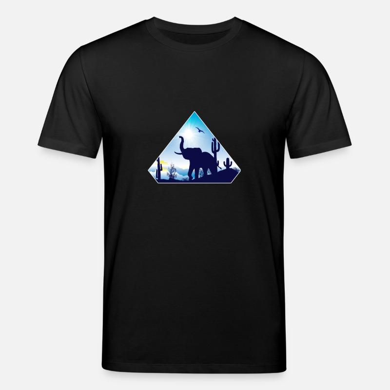 éléphant - T-shirt bio CREATOR Stanley/Stella Unisexe - noir