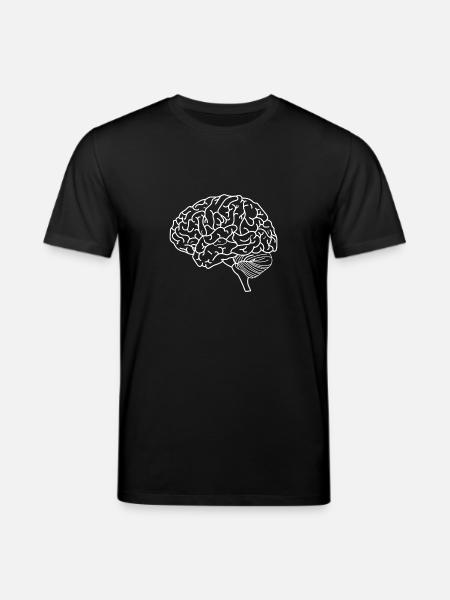 Gehirn - Stanley/Stella Unisex Bio-T-Shirt CREATOR  - Schwarz