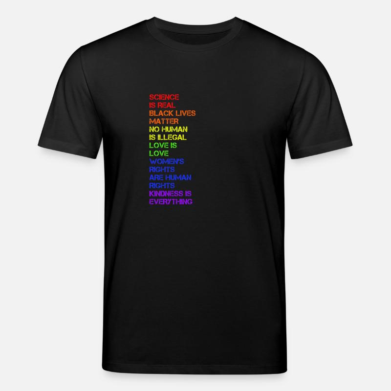 La science est réelle - LGBT - T-shirt bio CREATOR Stanley/Stella Unisexe - noir