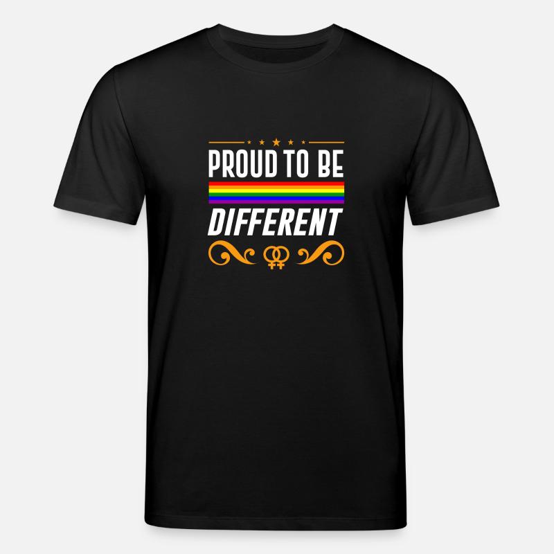 Fier d'être différent - T-shirt bio CREATOR Stanley/Stella Unisexe - noir