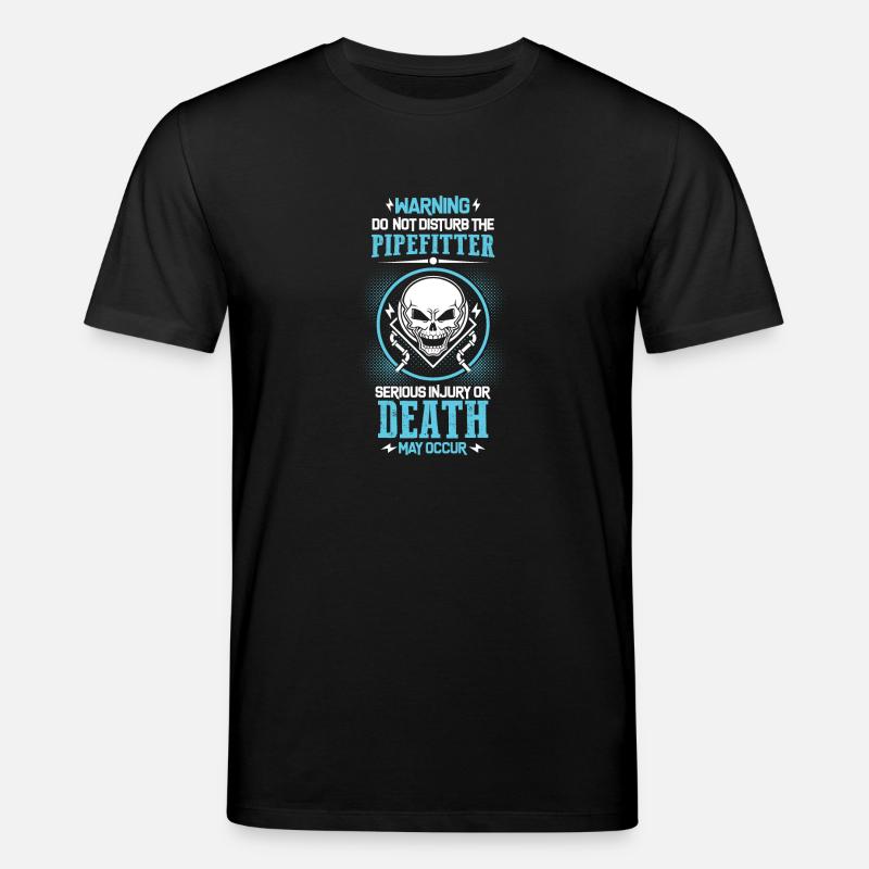 Avertissement du tuyauteur - T-shirt bio CREATOR Stanley/Stella Unisexe - noir