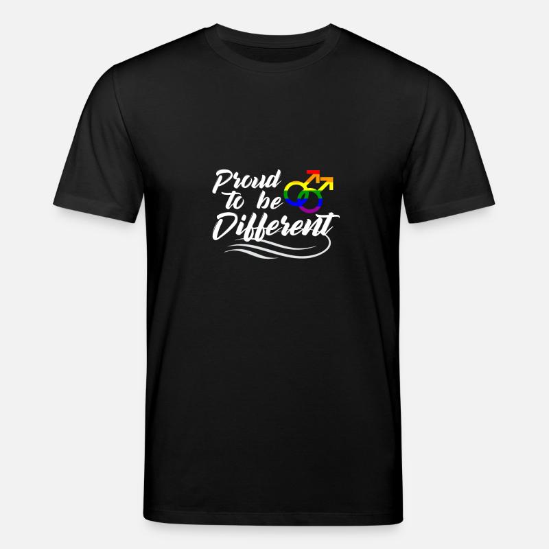 Proud to be different - Stanley/Stella Unisex Bio-T-Shirt CREATOR  - Schwarz