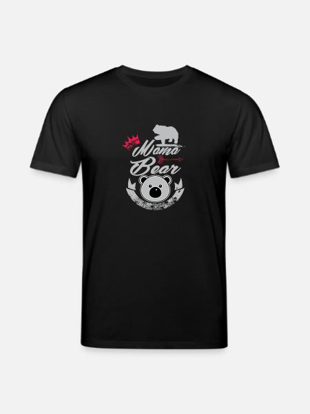 Mama Bear - T-shirt bio CREATOR Stanley/Stella Unisexe - noir