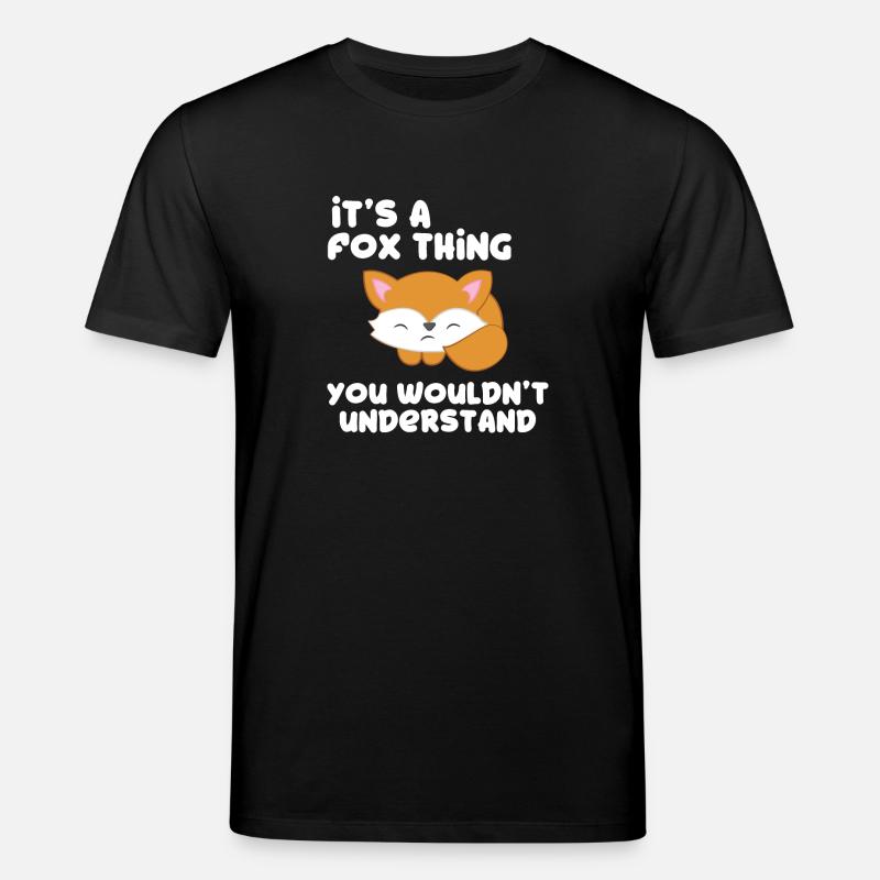 Fox - vixen - Fox lovers - gift - Stanley/Stella CREATOR Unisex Organic T-Shirt - black