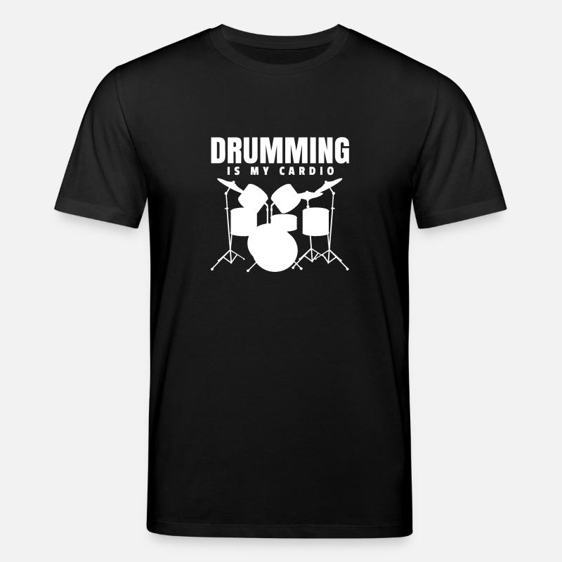 Gift drummer drummer drummer - Stanley/Stella CREATOR Unisex Organic T-Shirt - black
