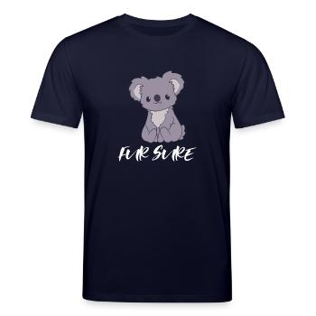 Koala - Koalas - Koala T-Shirt - Fur Sure - Stanley/Stella Unisex Bio-T-Shirt CREATOR  - Navy - Vorne