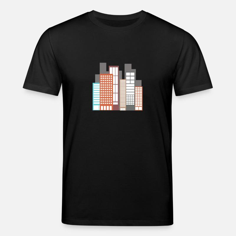 Gebäude - Stanley/Stella Unisex Bio-T-Shirt CREATOR  - Schwarz