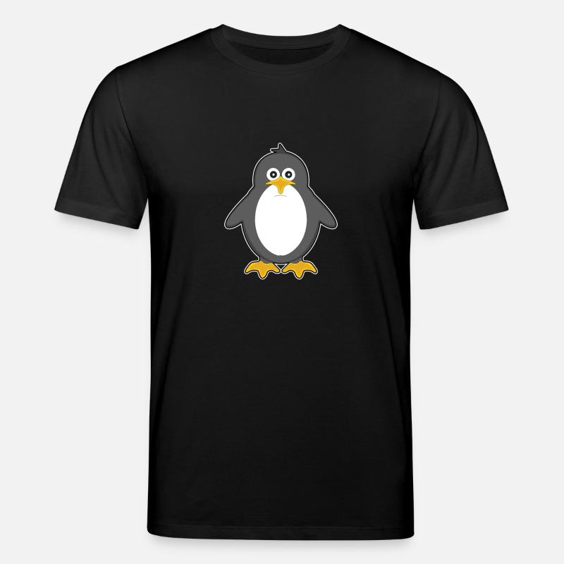 Pingouin mignon - T-shirt bio CREATOR Stanley/Stella Unisexe - noir