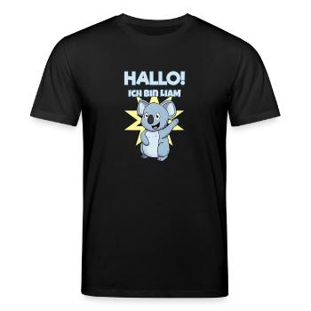 Liam - Stanley/Stella Unisex Bio-T-Shirt CREATOR  - Schwarz - Vorne - Alina (178cm) & Michal (187cm)