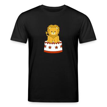 Cirque cirque lion de cirque - T-shirt bio CREATOR Stanley/Stella Unisexe - noir - Devant - Alina (178cm) & Michal (187cm)