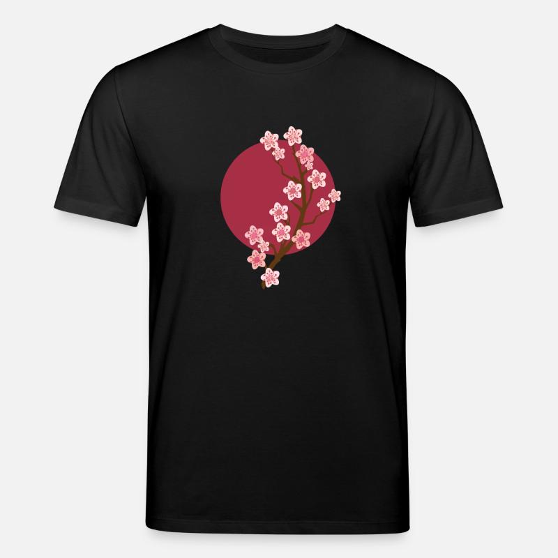 Sakura Fleur de cerisier - T-shirt bio CREATOR Stanley/Stella Unisexe - noir