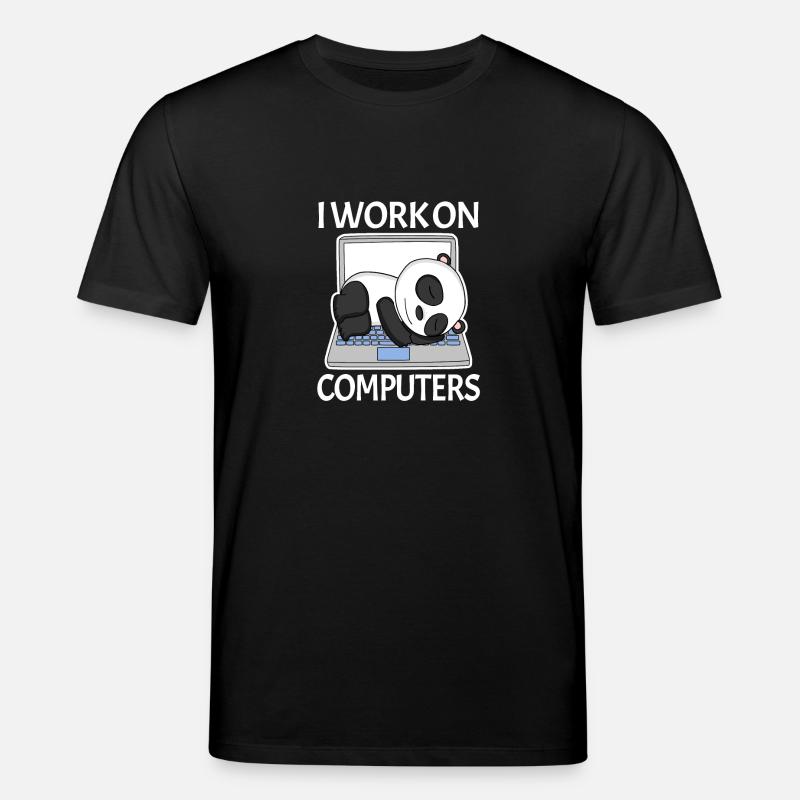 Computer nerd programmør herre gave - Stanley/Stella CREATOR økologisk unisex-T-shirt - sort
