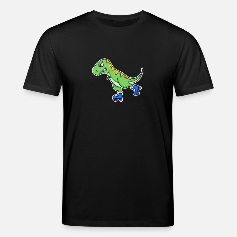 Inline Skating dinosaure - T-shirt bio CREATOR Stanley/Stella Unisexe - noir