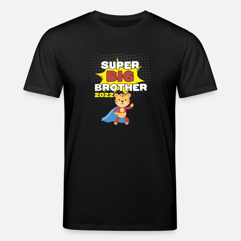 Super Großer Bruder Superheld 2022 - Stanley/Stella Unisex Bio-T-Shirt CREATOR  - Schwarz