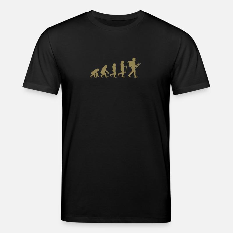 Geocaching evolution Shirt - Stanley/Stella Unisex Bio-T-Shirt CREATOR  - Schwarz