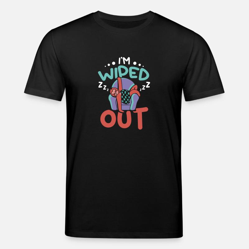 Je suis anéanti Sleeping Sloth - T-shirt bio CREATOR Stanley/Stella Unisexe - noir
