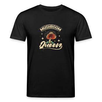 Fille femmes reine de la chasse aux champignons - T-shirt bio CREATOR Stanley/Stella Unisexe - noir - Devant - Alina (178cm) & Michal (187cm)