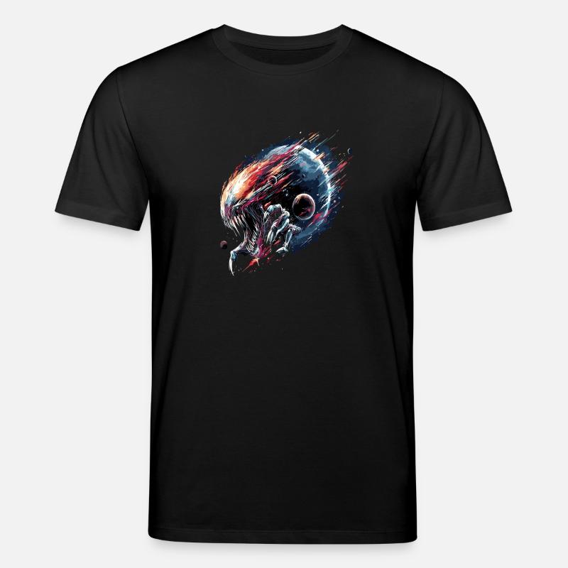 Alien Creature Planet Sci-Fi - Stanley/Stella Unisex Bio-T-Shirt CREATOR  - Schwarz
